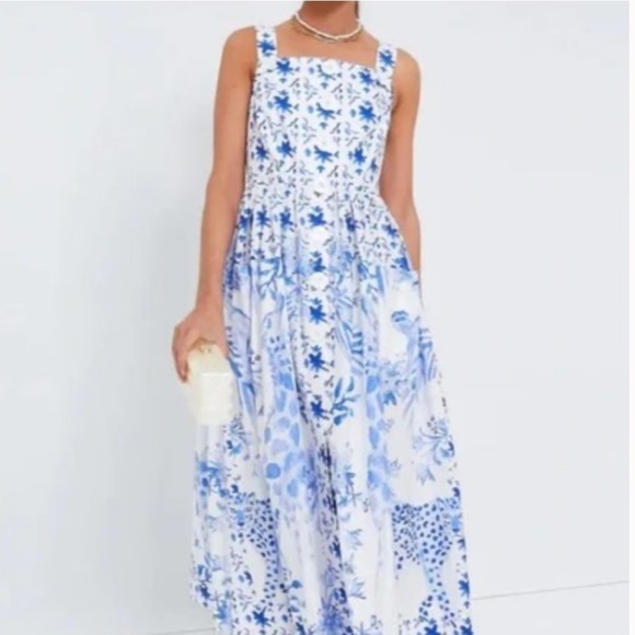 NWT Painted Safari Vita Dress TUCKERNUCK X LOULOU BAKER - Picture 4 of 8